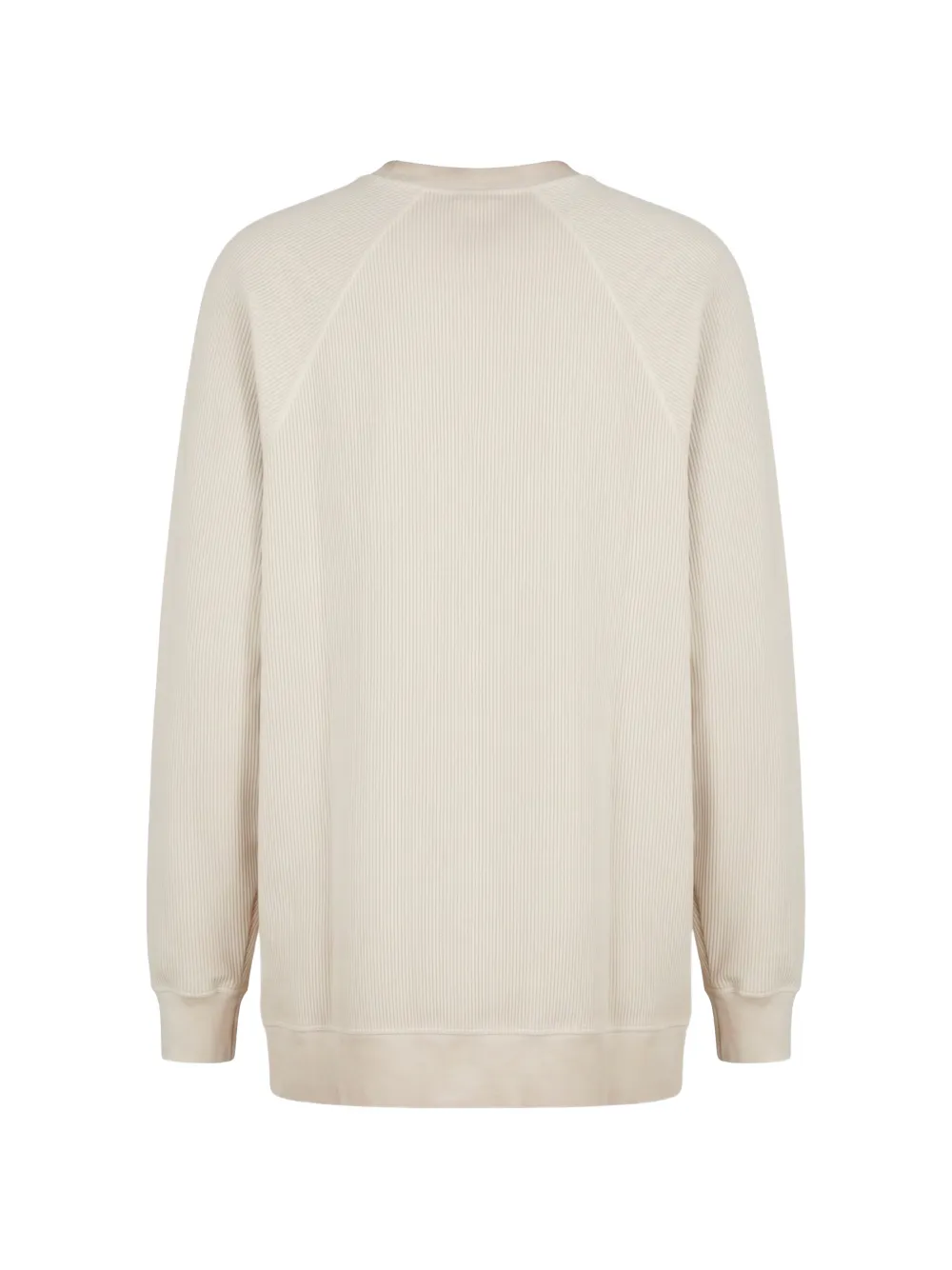 Halfboy Ribbed-knit Long-sleeve Sweatshirt in Neutrals, view 2