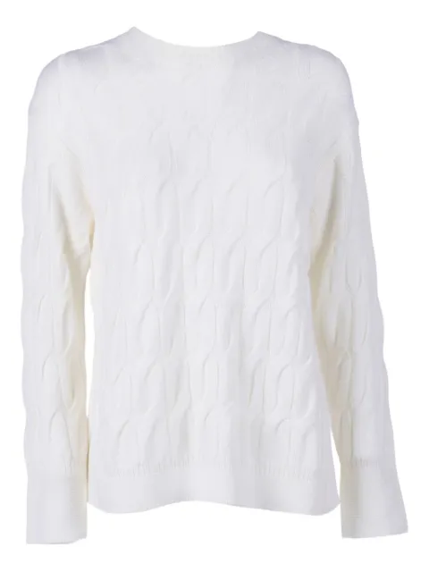 Max Mara cable knit quid sweater