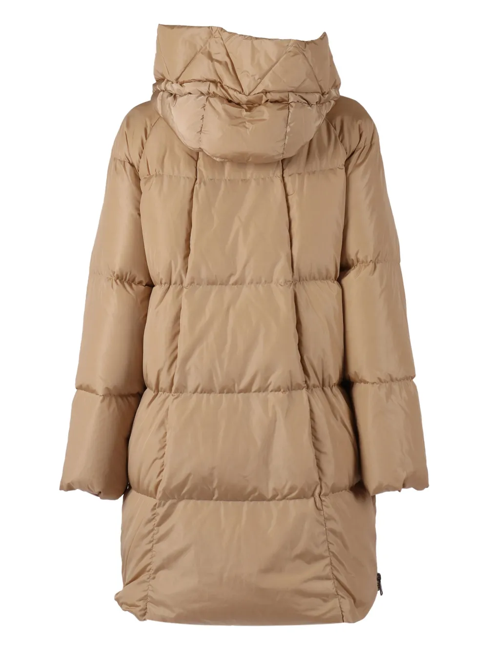 Weekend Max Mara hooded imbottito lungo coat - Beige