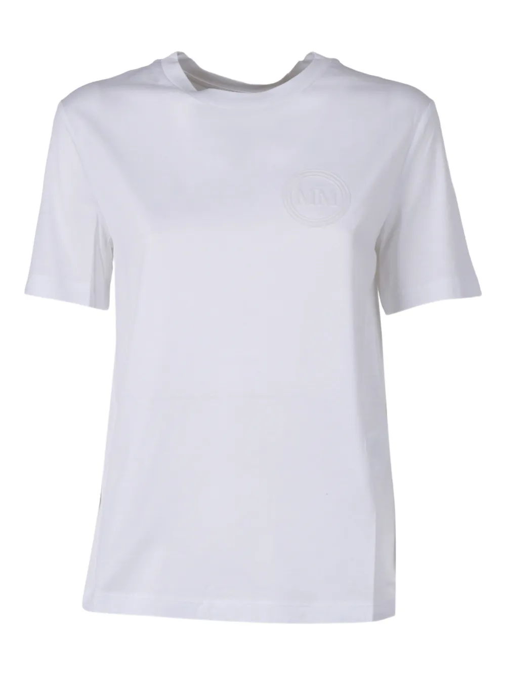 Max Mara top estilo gattoni con logo | blanco | Image 1