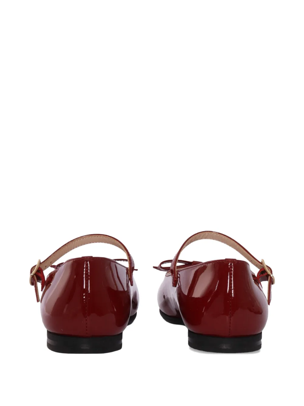 Il Gufo Ballerina's met strikdetail Rood