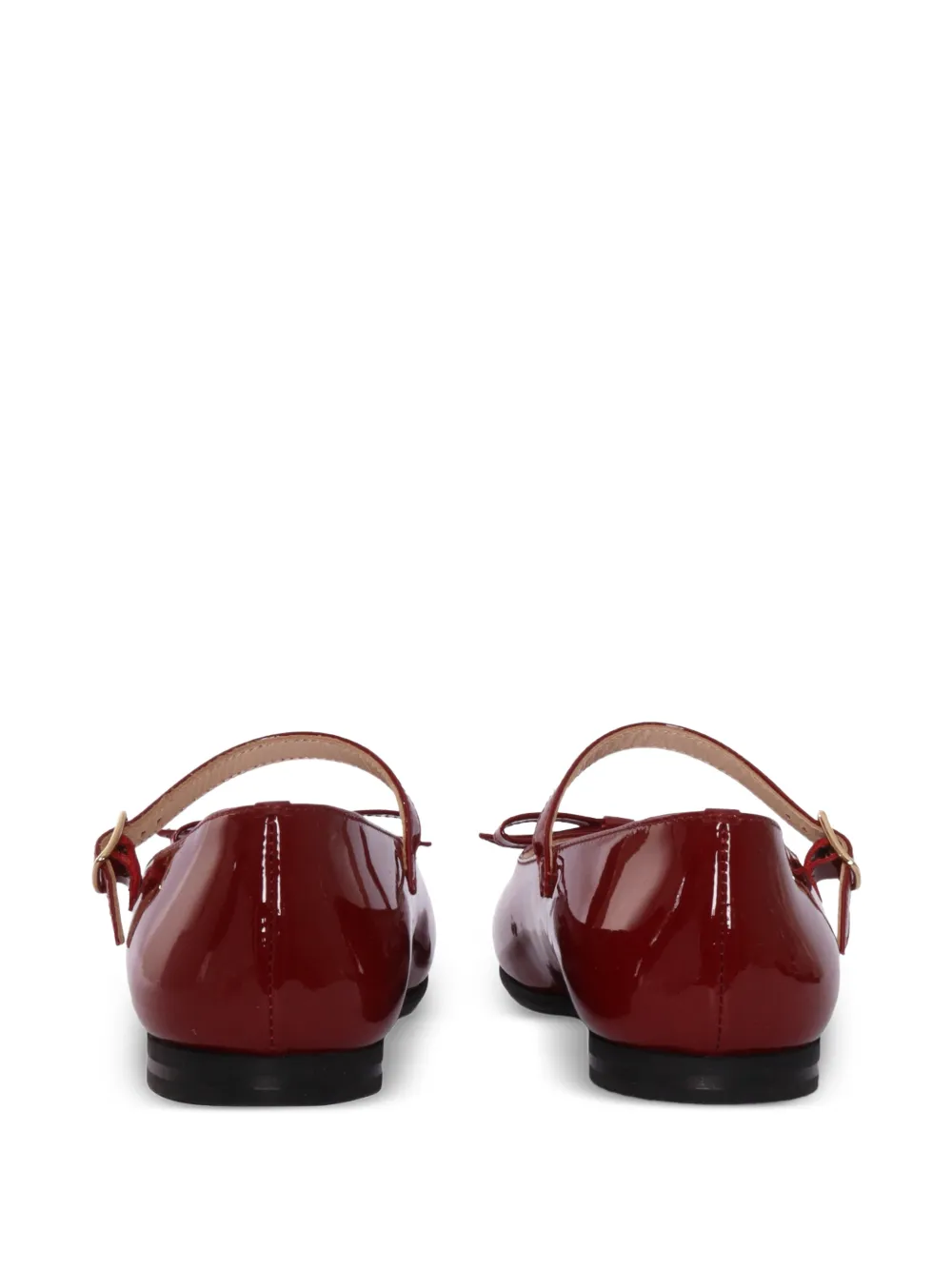  Il Gufo Bow-detail Ballet Flats - Red 