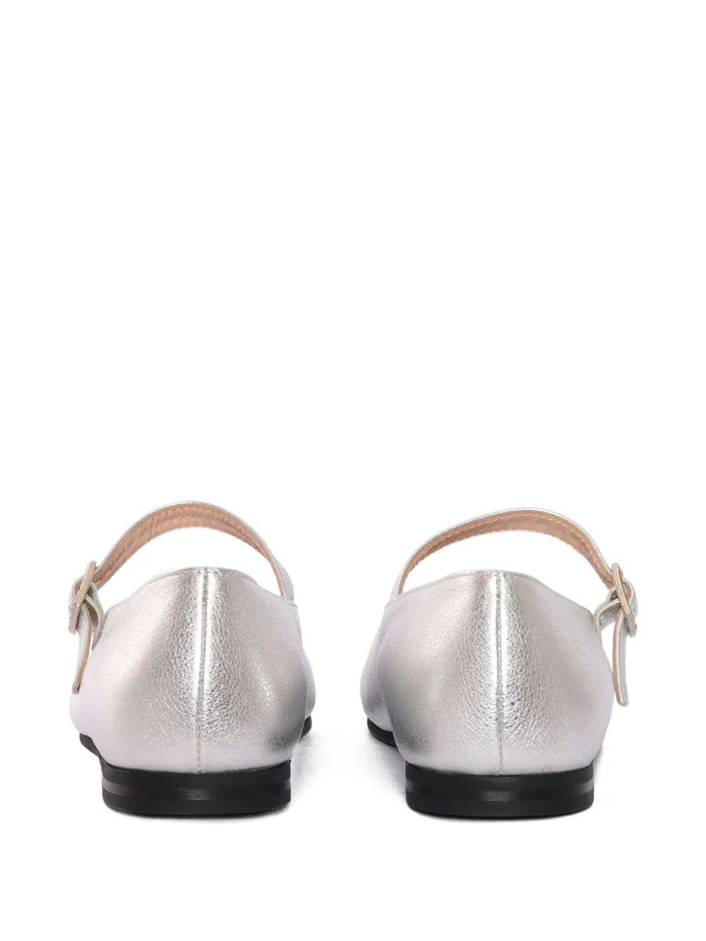 Il Gufo Mary Jane ballerina's met ronde neus Grijs