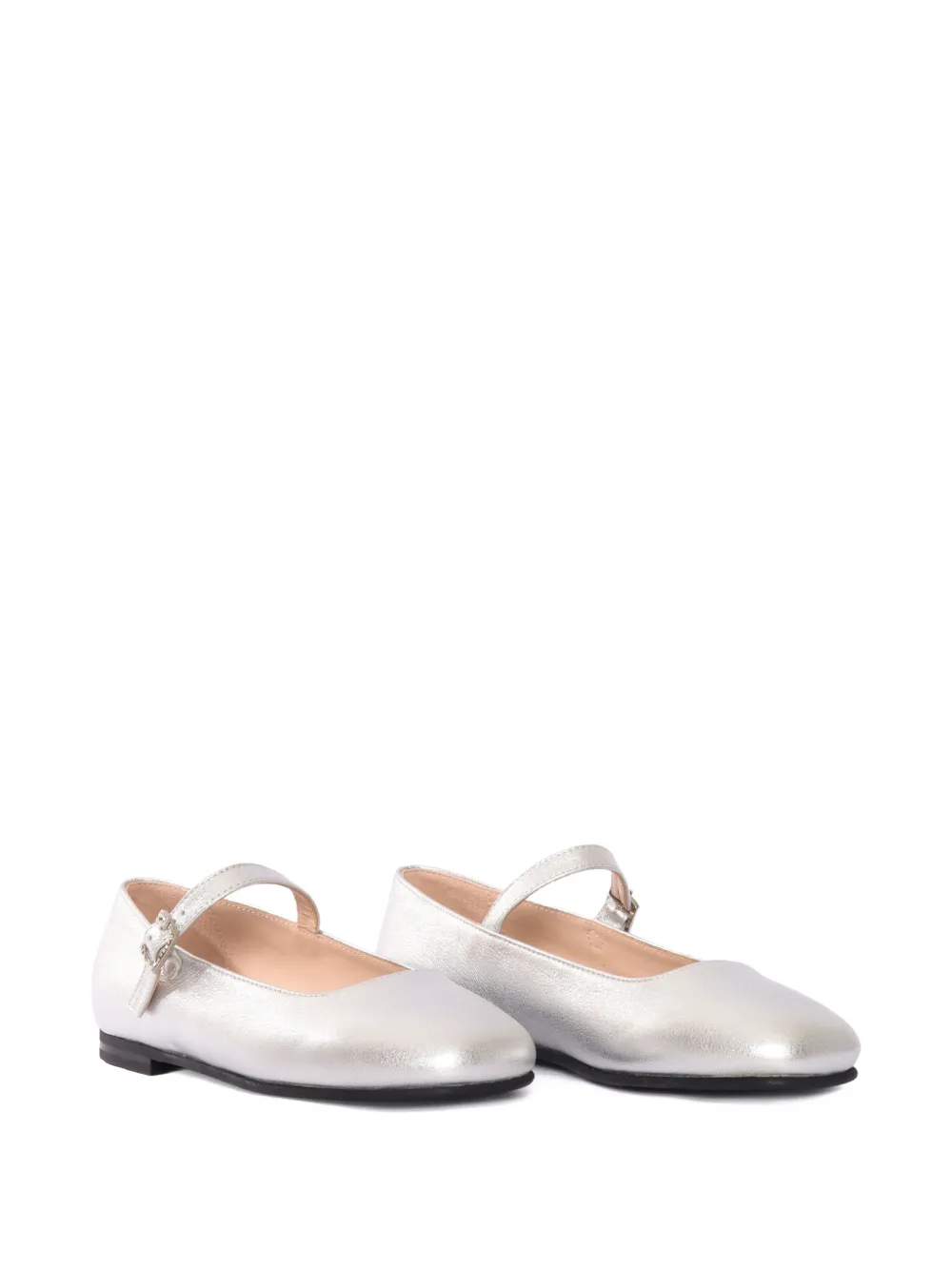 Il Gufo Mary Jane round-toe ballet flats - Grigio