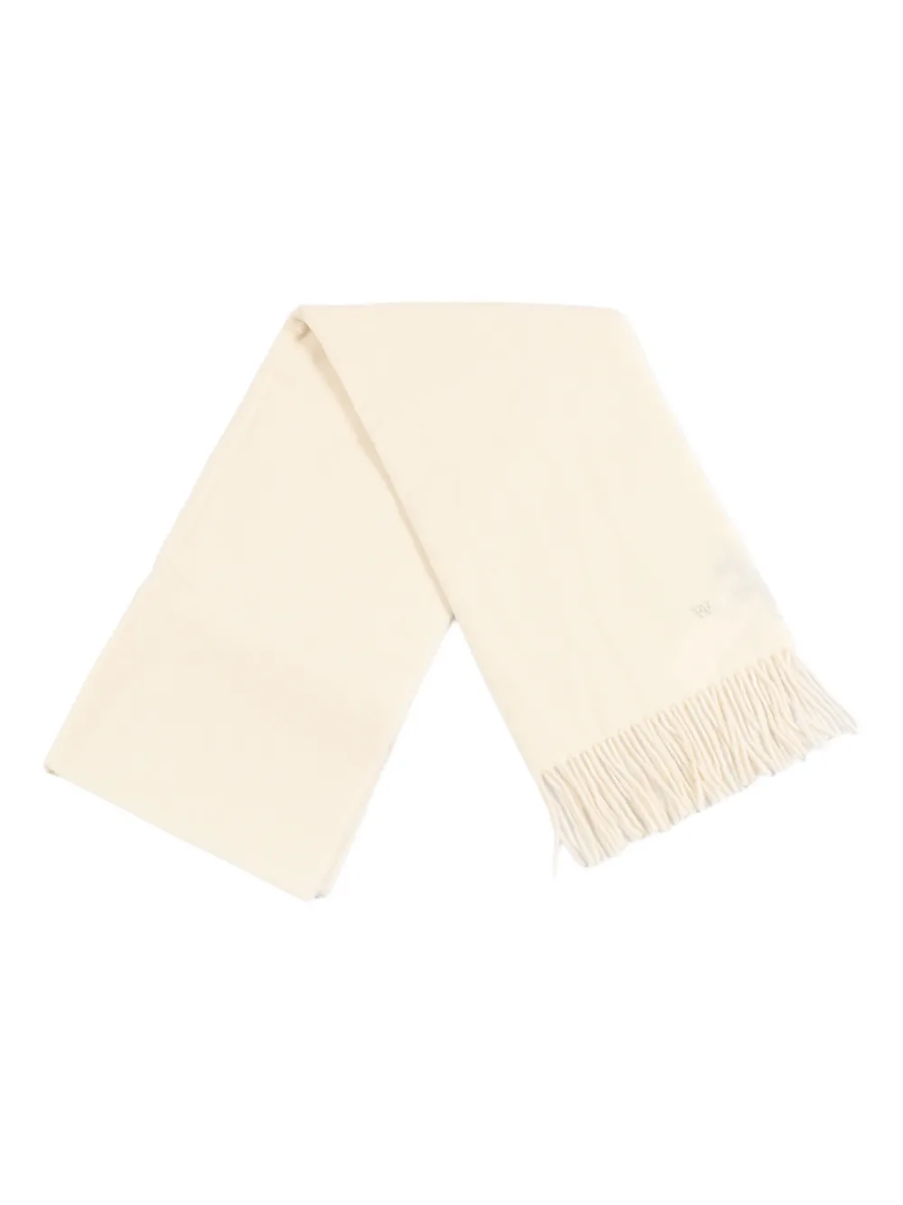 Weekend Max Mara Scoglio Fringed Scarf In Neutral
