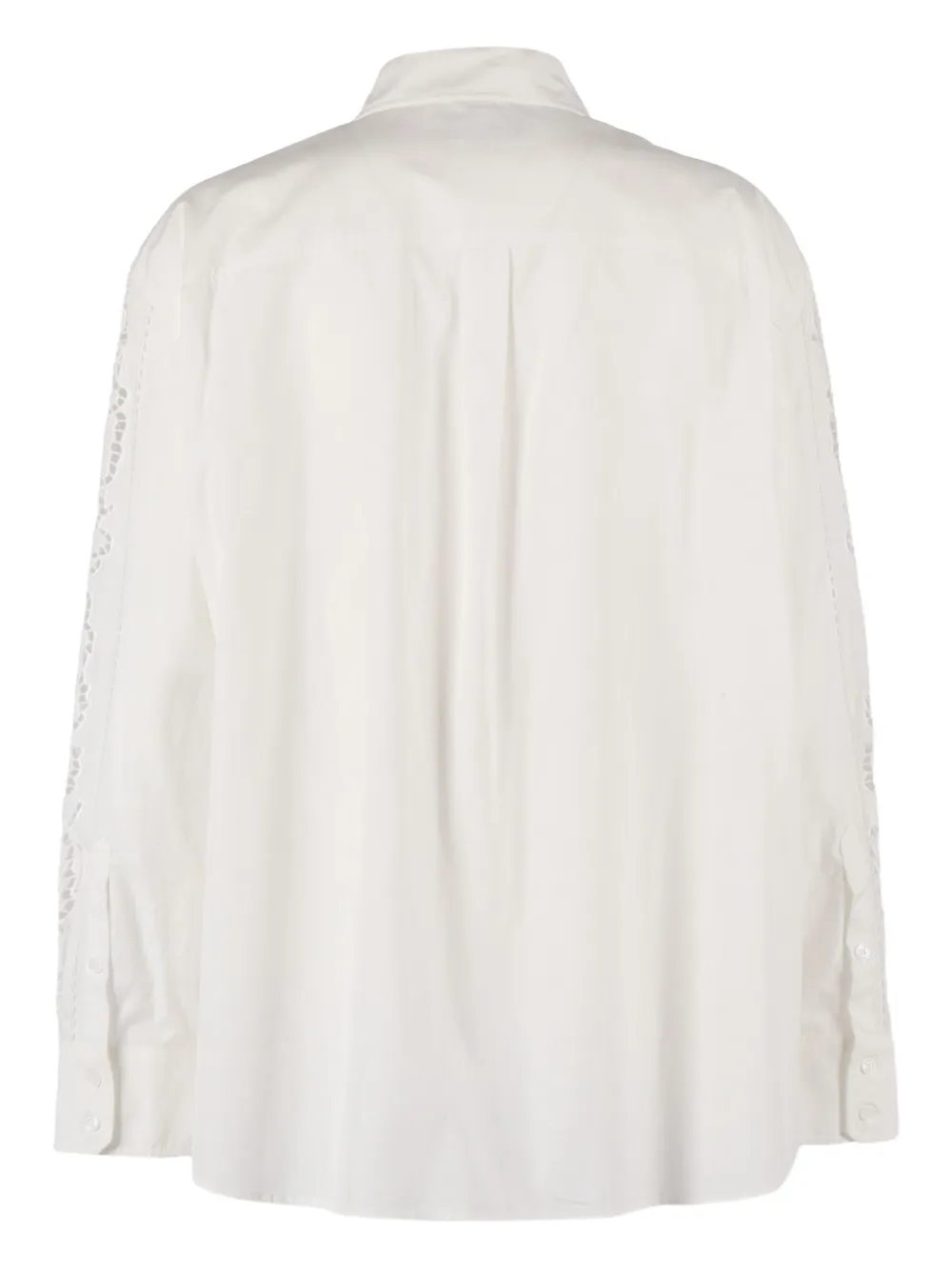 Weekend Max Mara Elmi Floral Lace Shirt In White