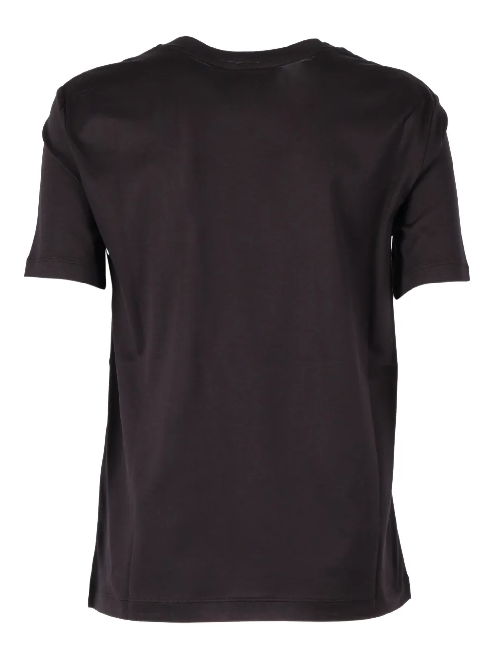 Max Mara Embossed Gattoni T-shirt In Black