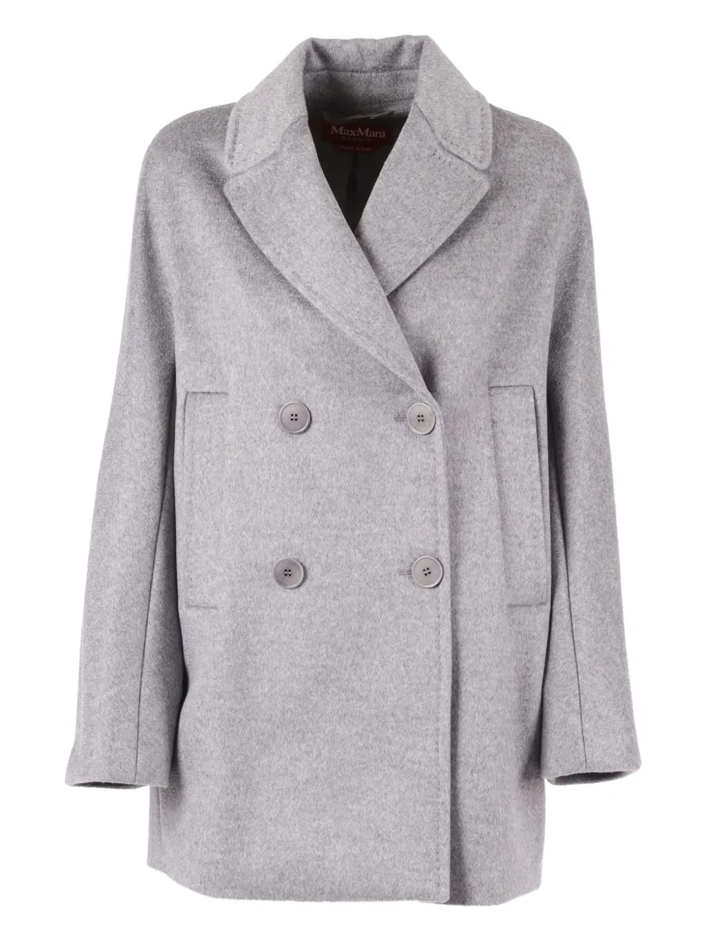 Max Mara Sheere double-breasted peacoat | Grey | Image 1