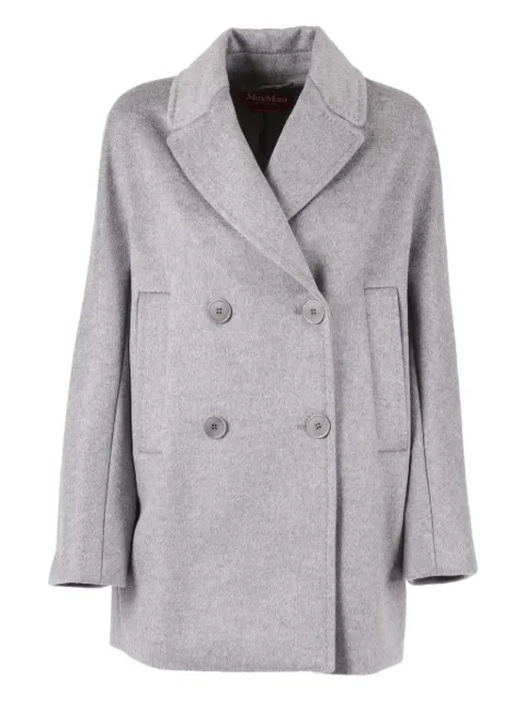 Max Mara Sheere double-breasted peacoat