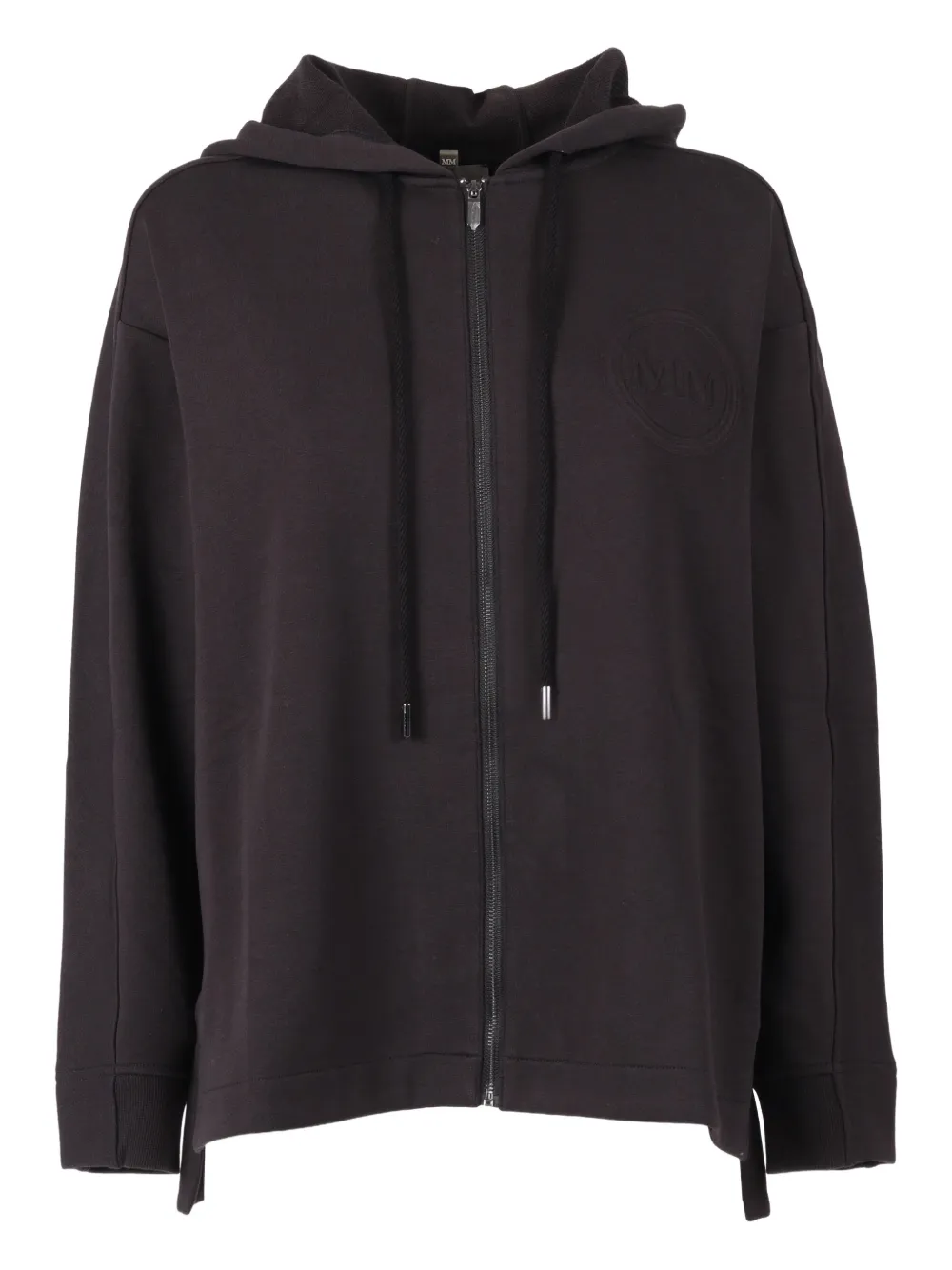 Max Mara Zip-up Hoodie In Brown