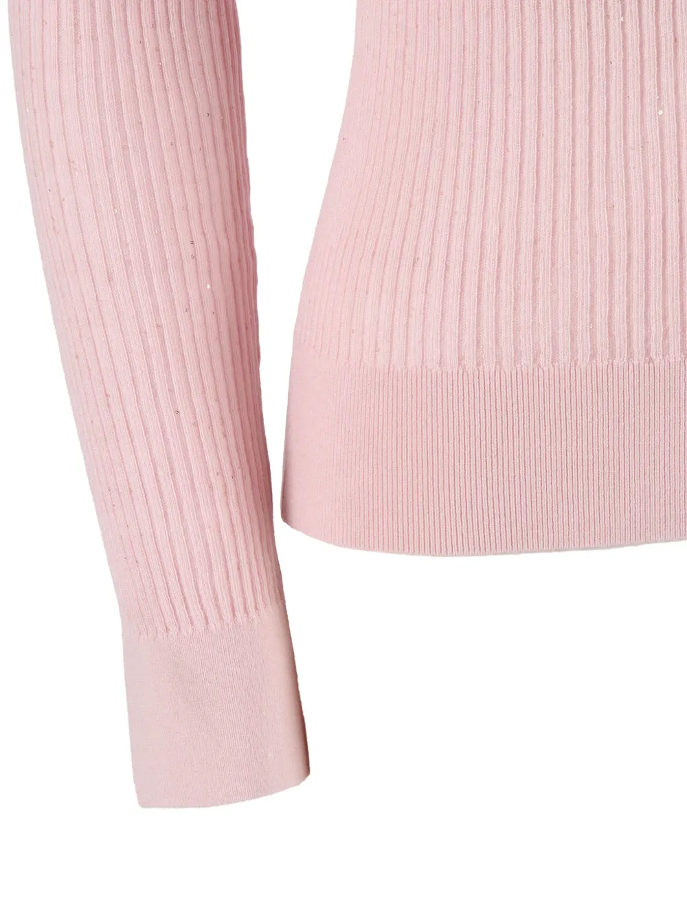Max Mara Marabu ribgebreide jersey Roze