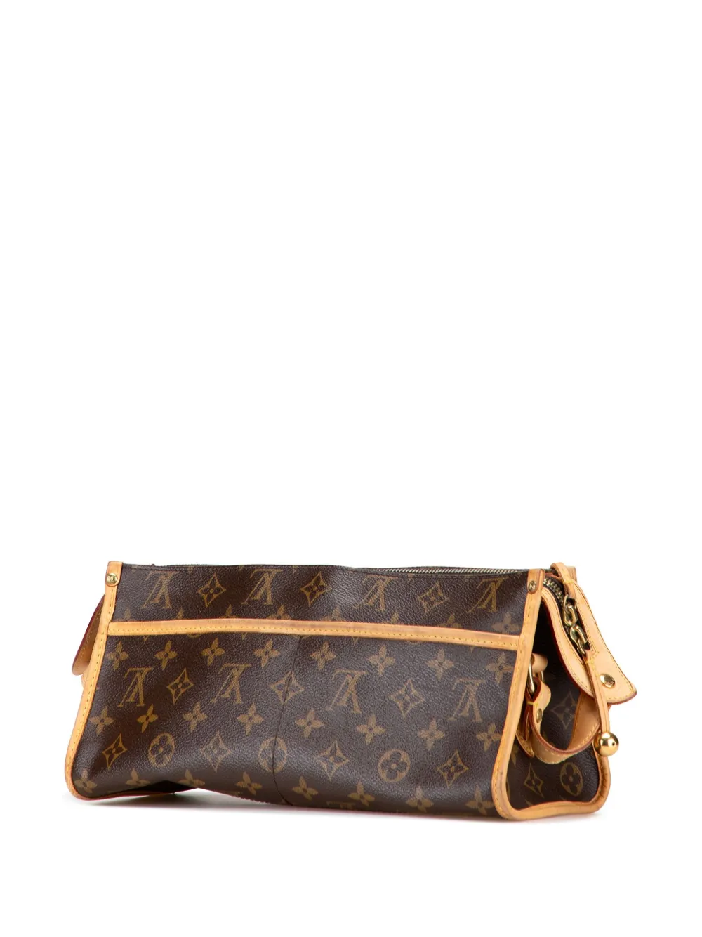 Pre-owned Louis Vuitton 2005 Monogram Popincourt Long Crossbody Bag In Brown