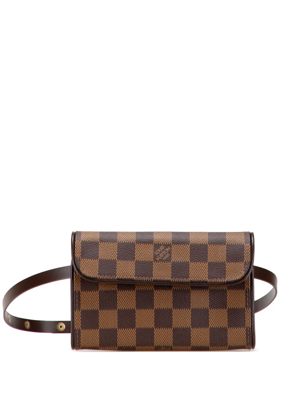 Louis Vuitton Pre-Owned 2004 Damier Ebene Pochette Florentine belt bag Louis Vuitton Pre-Owned 2004 Damier Ebene Pochette Florentine belt bag