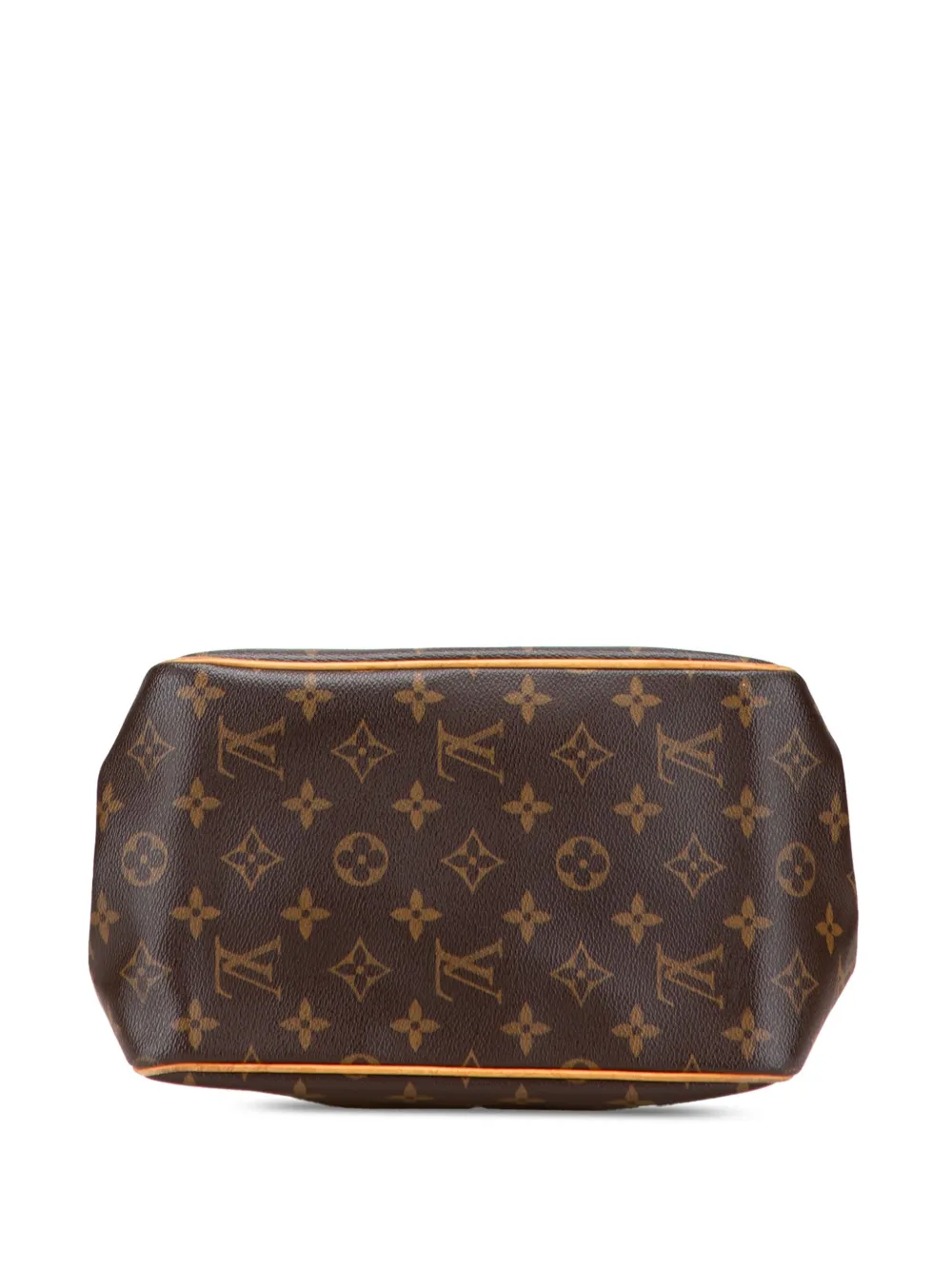 Pre-owned Louis Vuitton 2005 Monogram Batignolles Vertical Pm Handbag In Brown