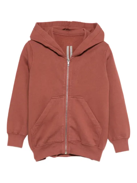 Rick Owens Kids hoodie de algodón con cierre