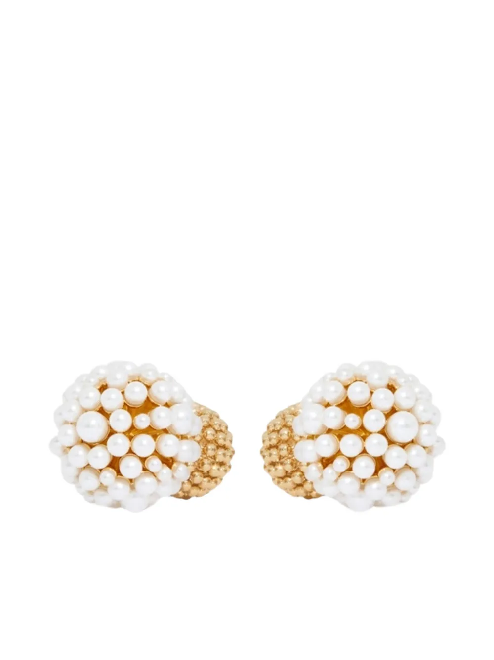 Zimmermann Dandelion Pearl Earrings In Gold