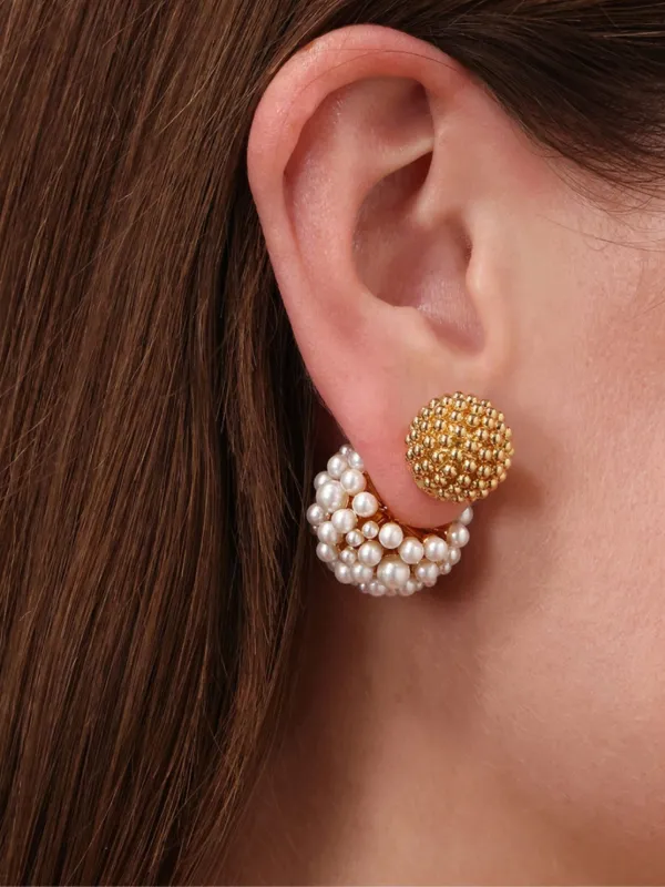 ZIMMERMANN Dandelion パール ピアス | ゴールドトーン | FARFETCH JP