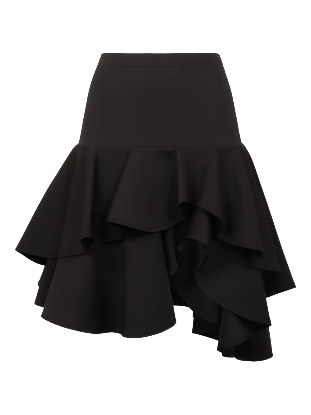 DES PHEMMES ruffled skirt - Zwart