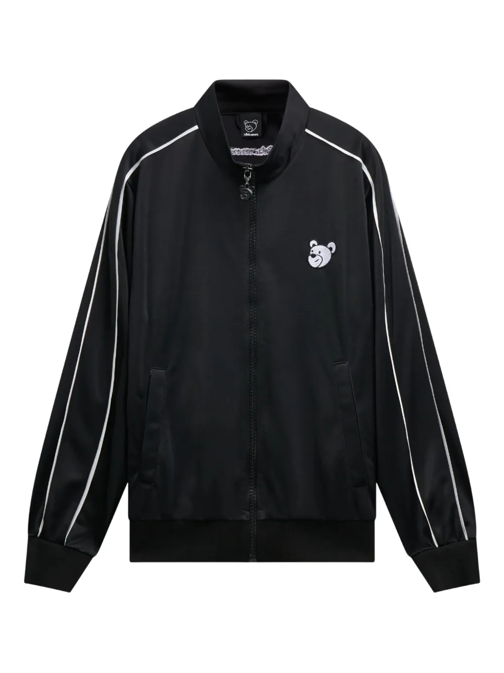 INBETWEENERS zip striped jacket | Black | Image 1