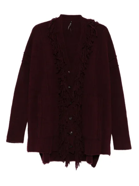 Masnada fringed-trim cardigan