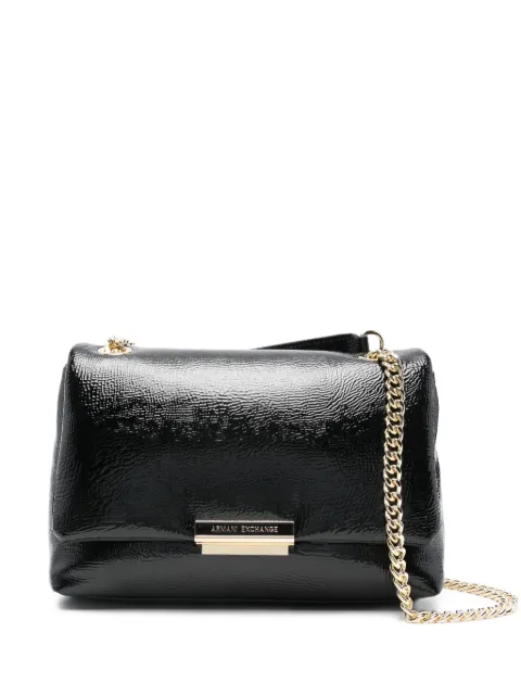 Armani Exchange chain leather crossbody bag