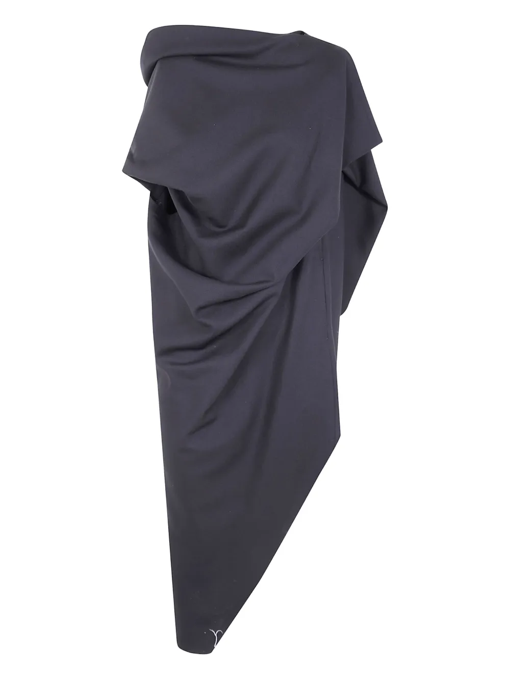 Issey Miyake vestido midi Uni-Form(Wool) | negro | Image 1