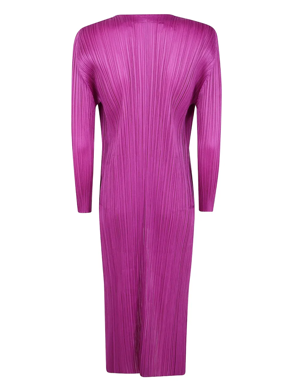 Pleats Please Issey Miyake pleated coat - Roze