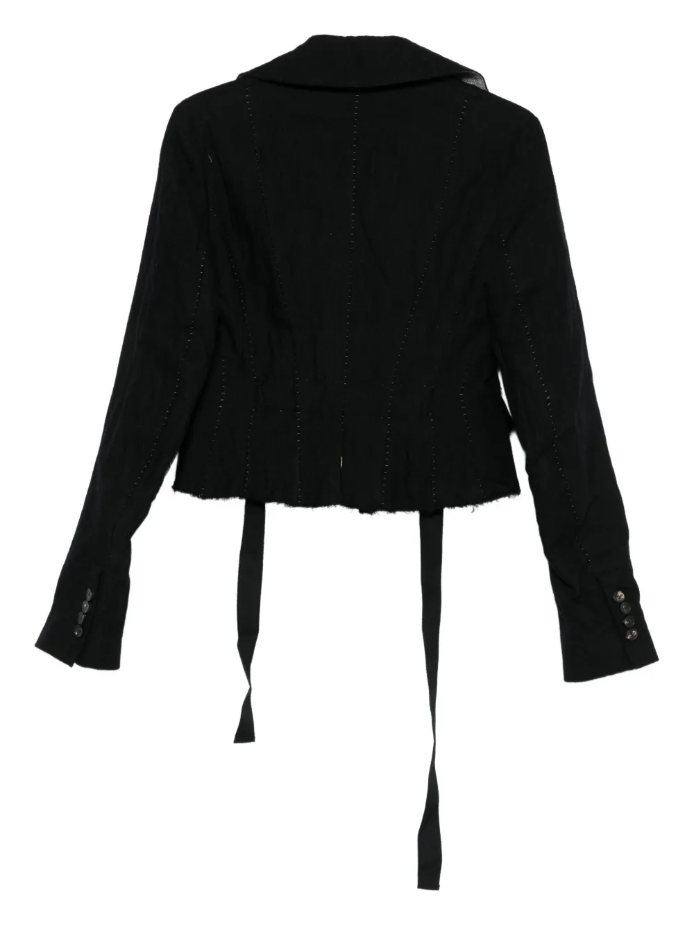 Masnada strap-detail cropped blazer | Blazers | Image 2
