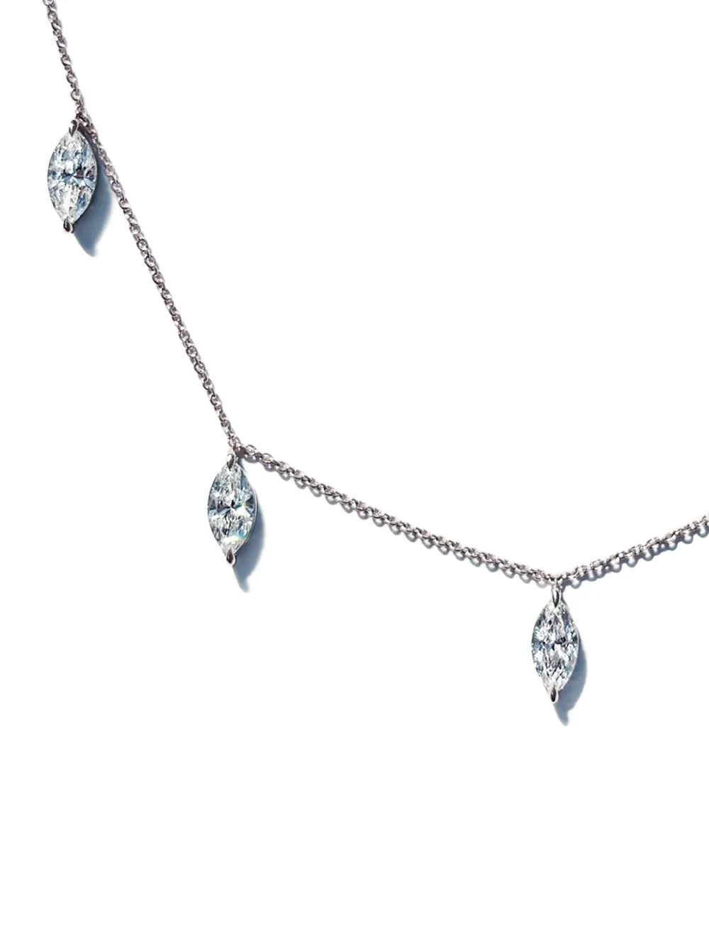 LOEV  14kt Weißgoldhalskette mit Diamant | Echtschmuck | Image 2