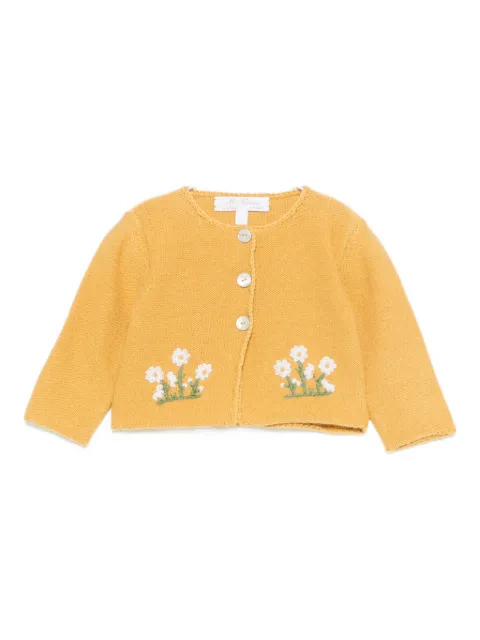 Mariella Ferrari floral-embroidered cardigan