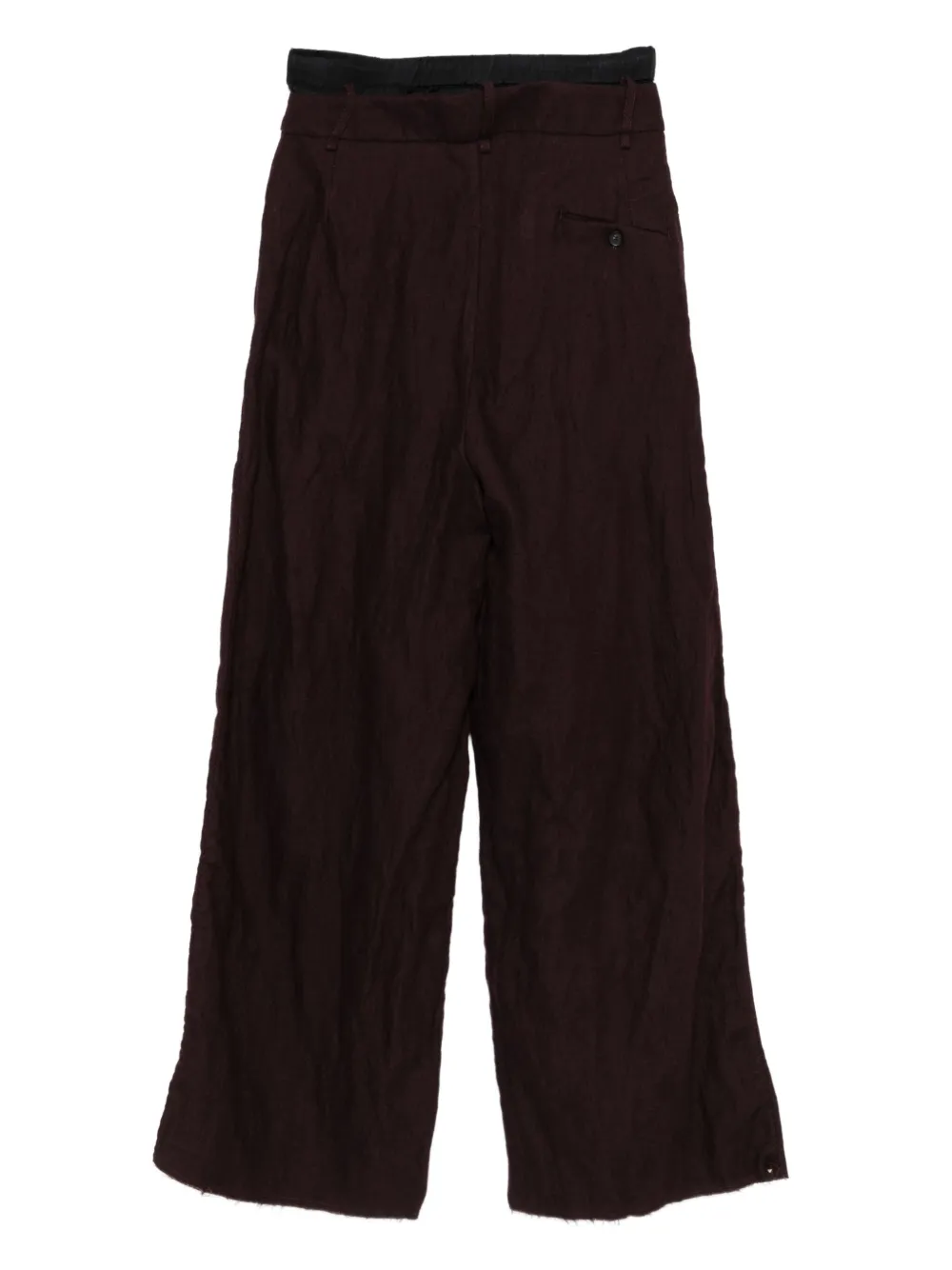 Masnada pantalon de jogging à design superposé | Pantalons palazzo | Image 2