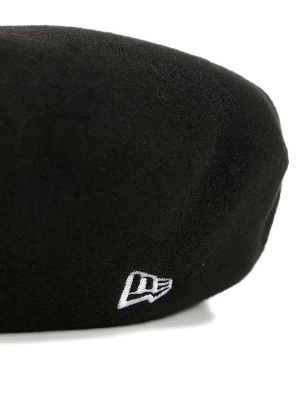 New Era Logo-embroidered Beret In Black