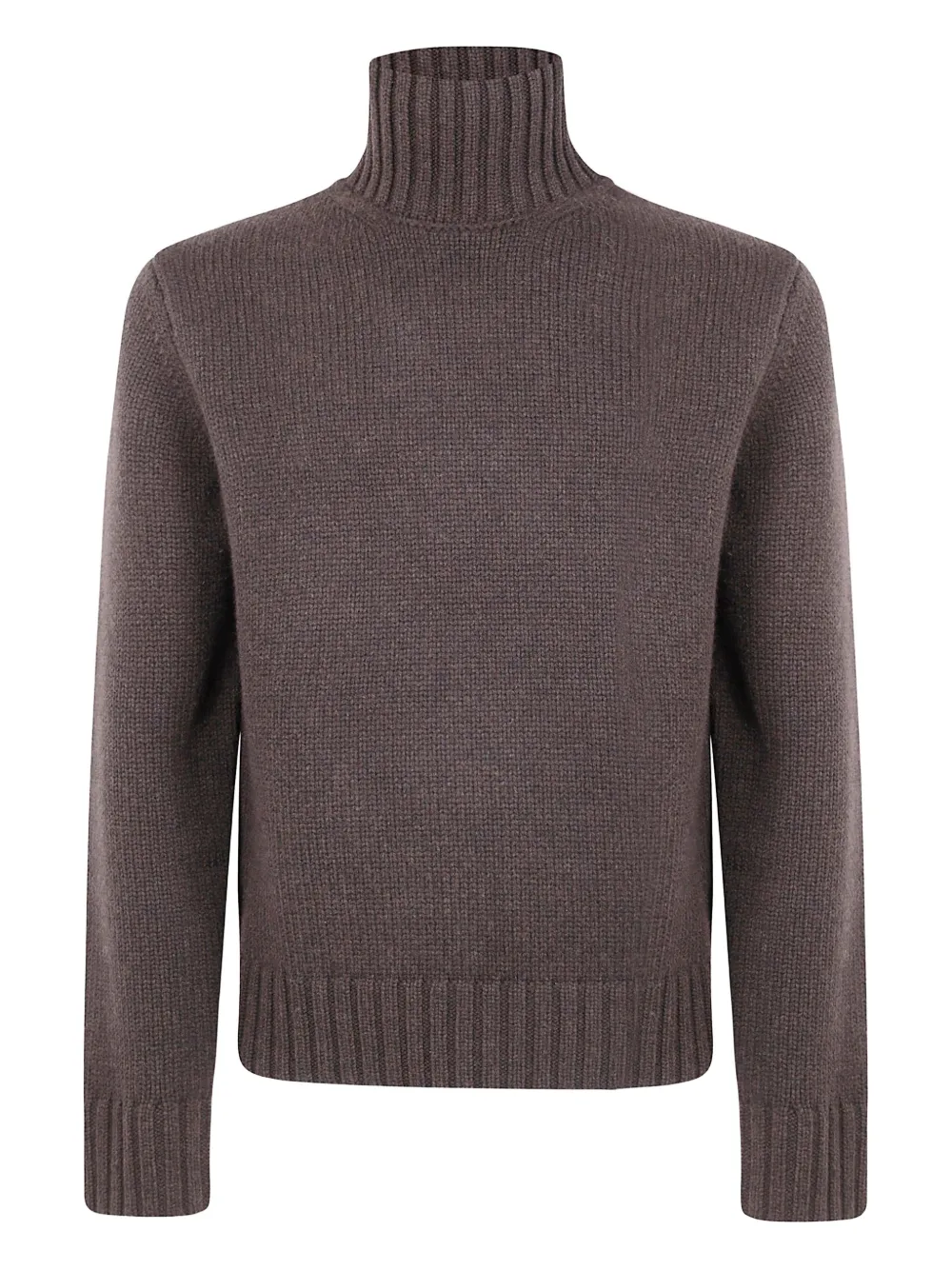 Studio Nicholson jersey Loris con cuello alto | marrón | Image 1