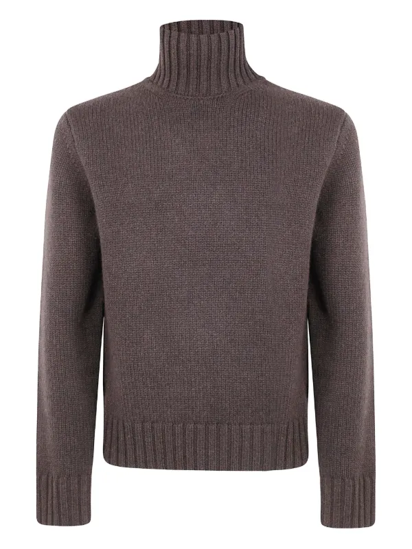 Studio Nicholson Loris High-neck Sweater in Brown