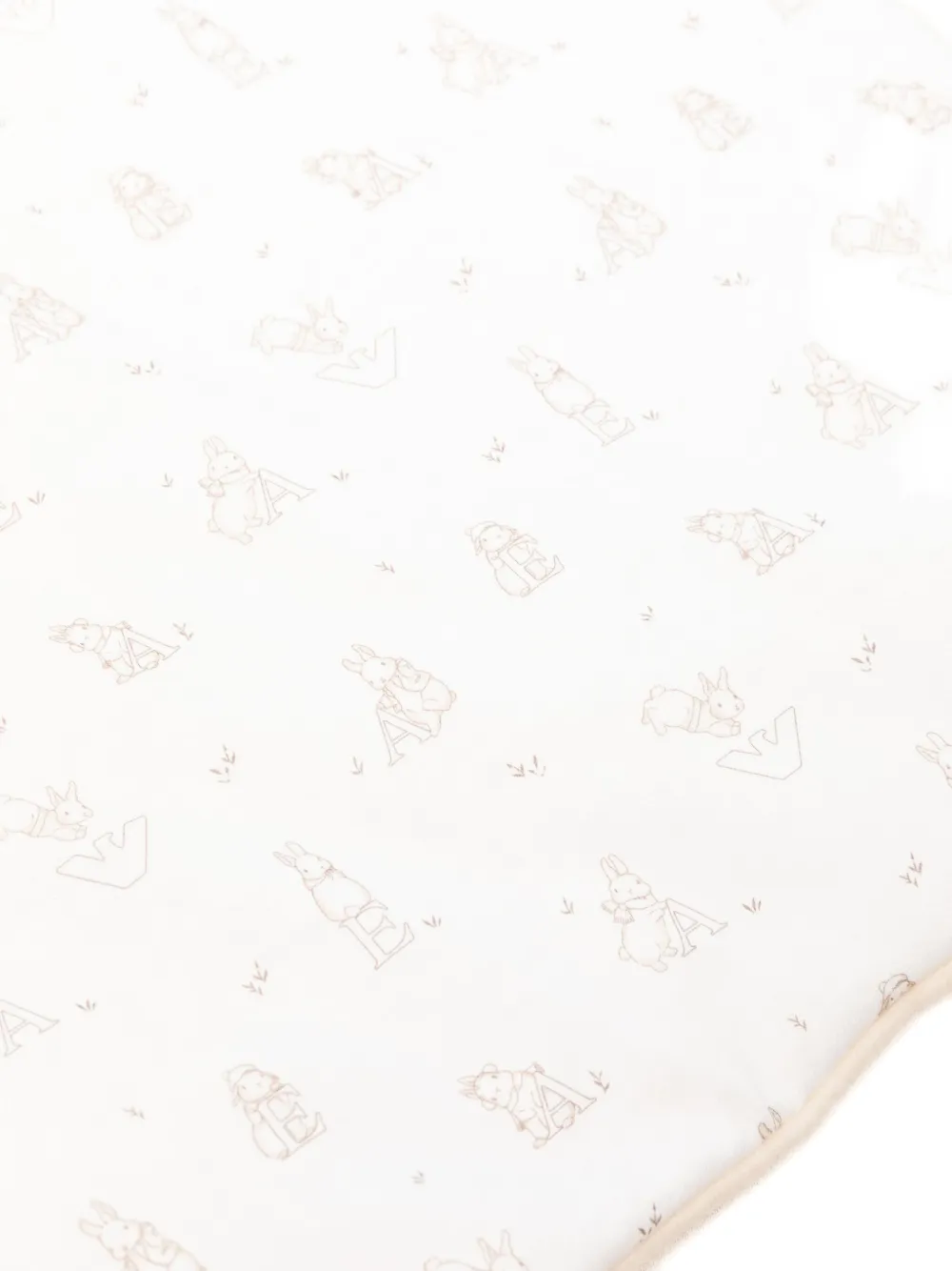 Emporio Armani Kids Deken met konijnenprint Beige