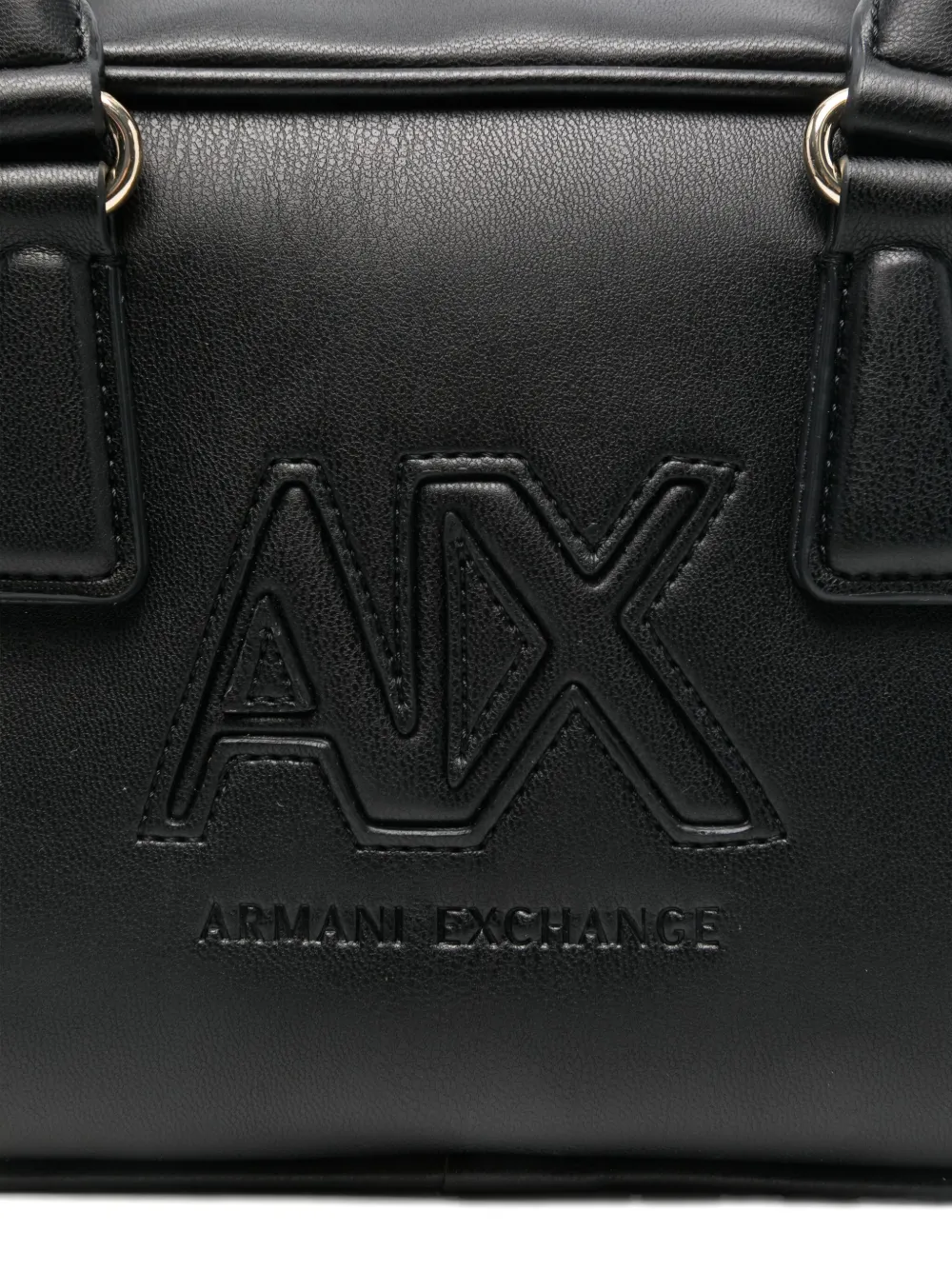 Armani Exchange Shopper met logo-reliëf Zwart