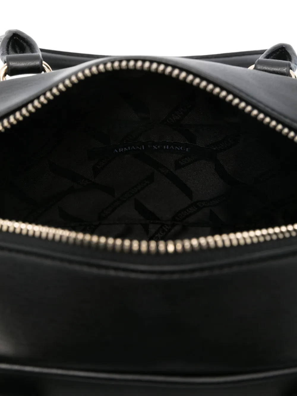 Armani Exchange Shopper met logo-reliëf Zwart