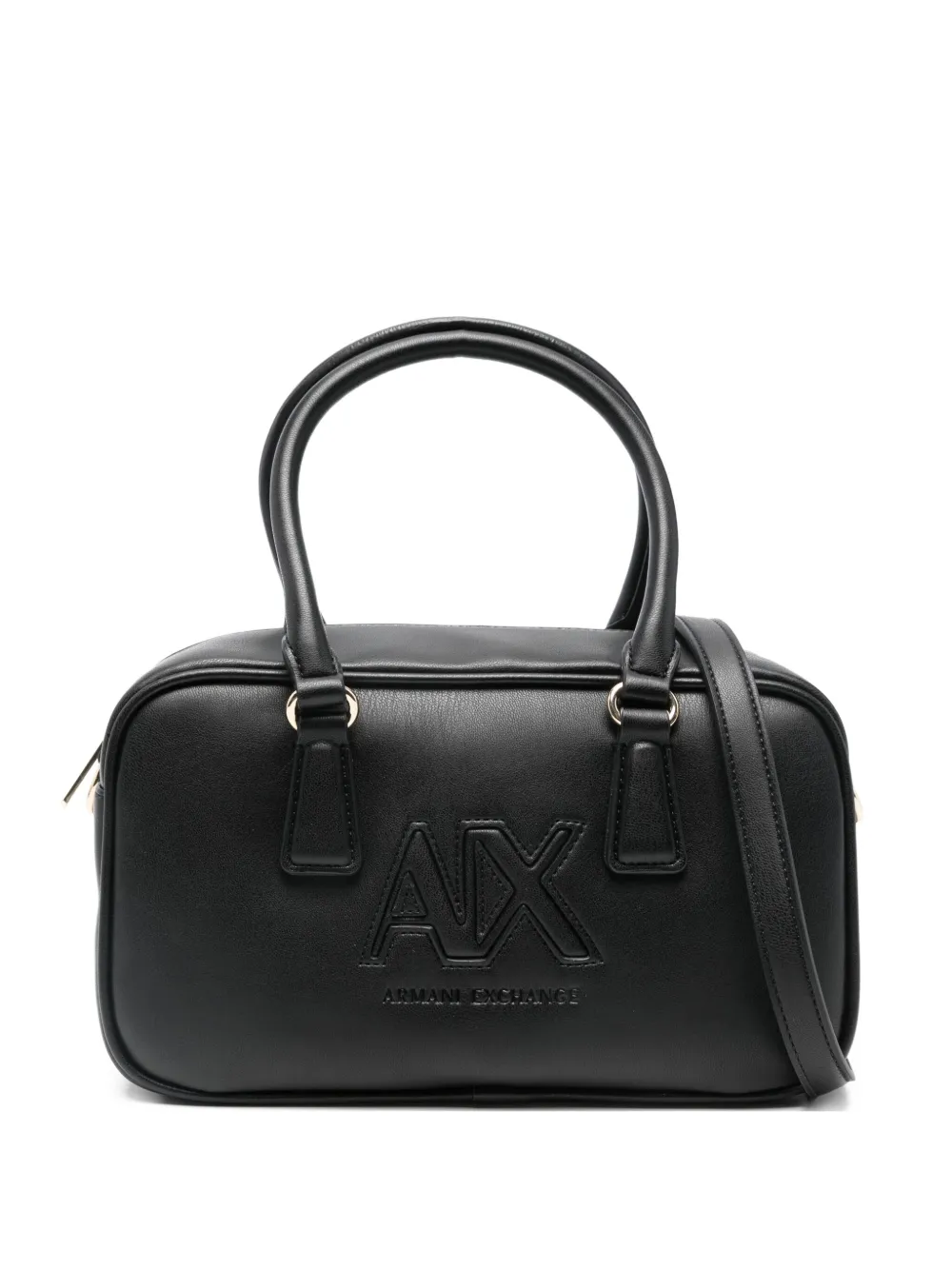 Armani Exchange tote con logo en relieve | negro | Image 1