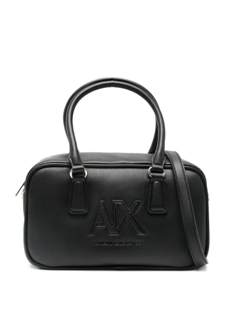 Armani Exchange logo-embossed tote bag