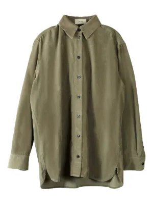 the row beto shirt ザロウ シャツ ブラウン XL 美品 茶色 the row beto shirt ザロウ シャツ ブラウン XL 美品 茶色