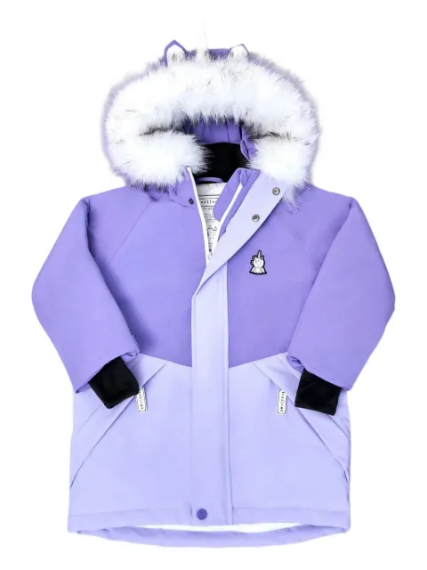 Roarsome faux-fur hooded ski jacket