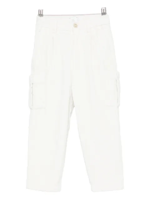 Eleventy Kids pleat-detail cargo trousers