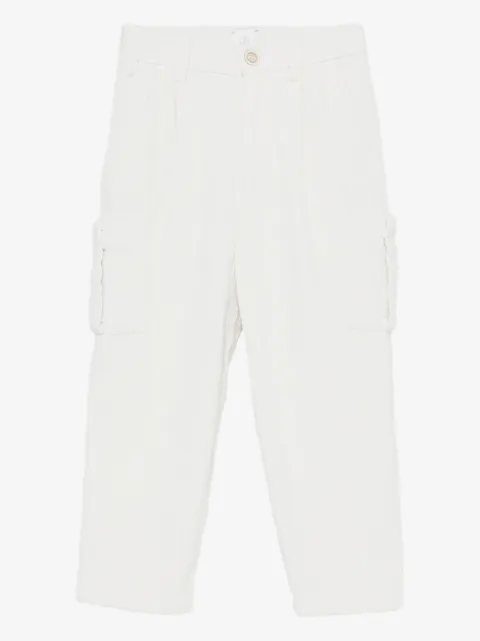 Eleventy Kids pleat-detail cargo trousers