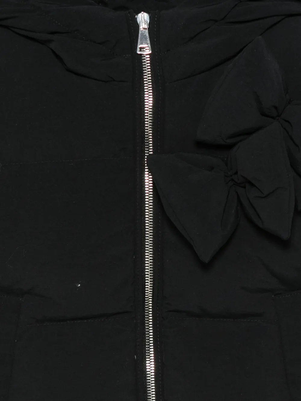 Simonetta Gilet met capuchon Zwart