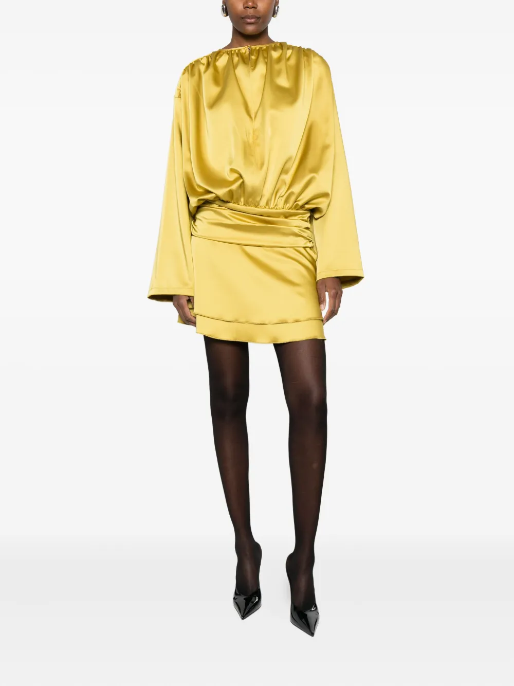 The M Uliva Mini Dress In Orange