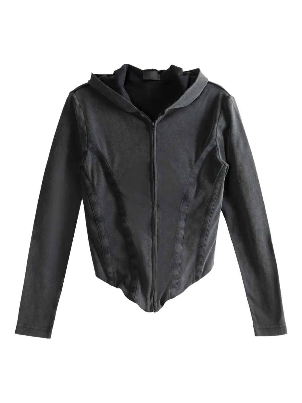 Balenciaga Agasalho com capuz e zíper | Cinza | Image 1