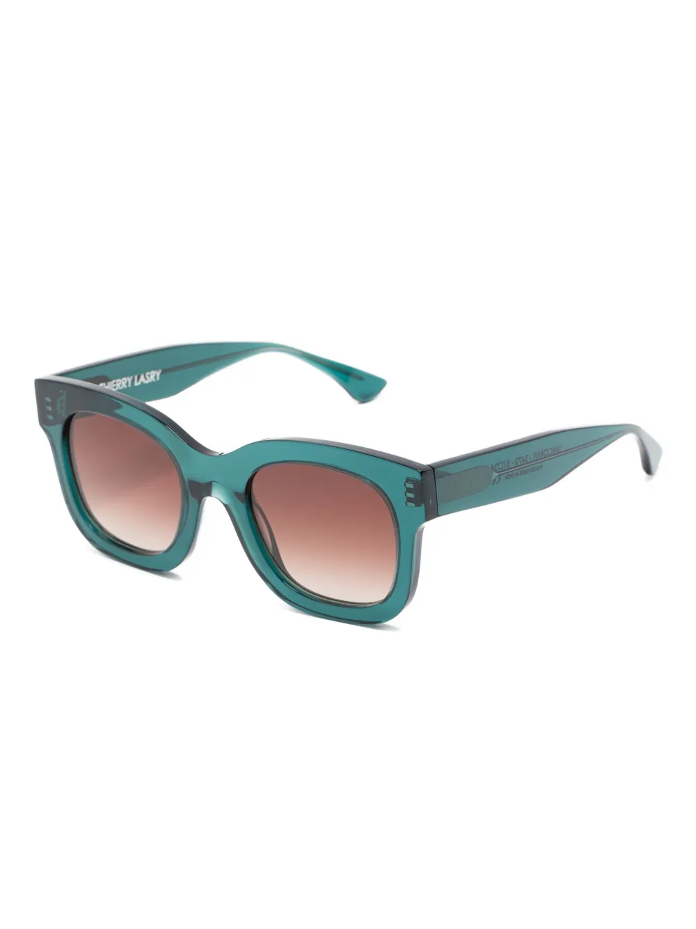 Thierry Lasry Unicorny square-frame sunglasses - Groen