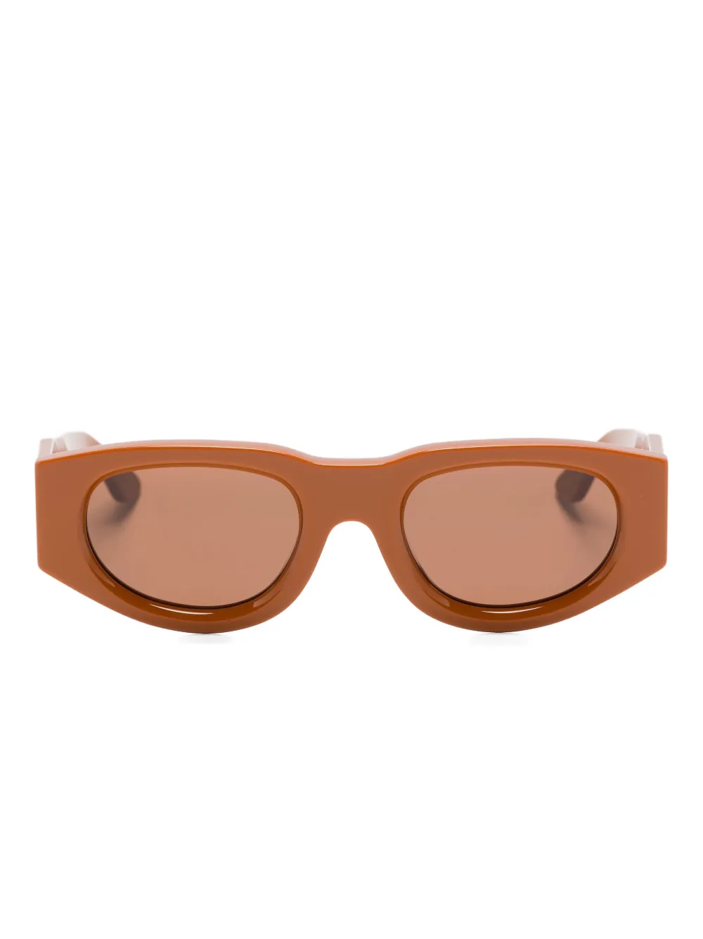Thierry Lasry Dopamy oval-frame sunglasses | Orange | Image 1