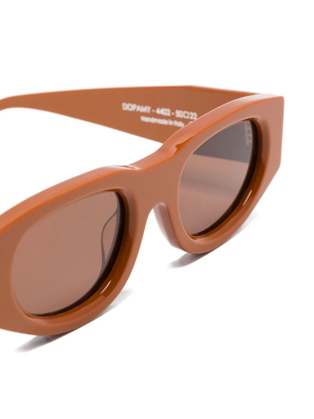 Thierry Lasry Dopamy zonnebril met ovalen montuur Oranje