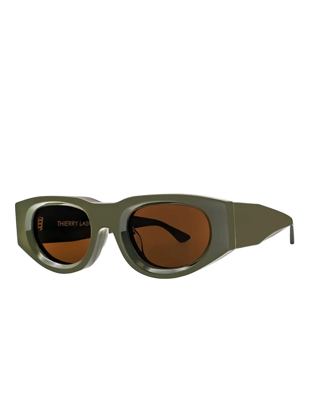 Thierry Lasry Dopamy geometric sunglasses - Groen